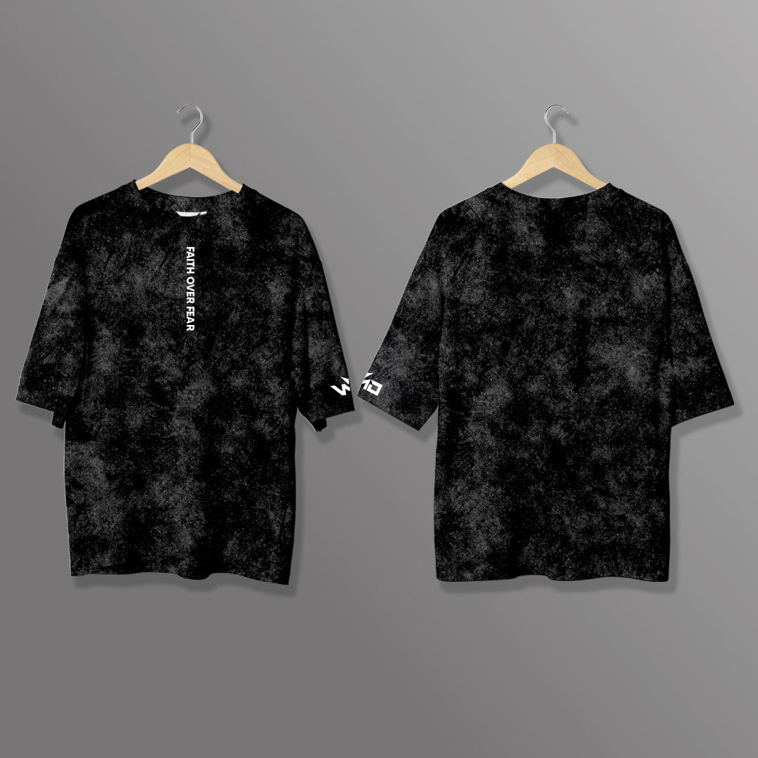 T-Shirt Oversize "Faith Over Fear"