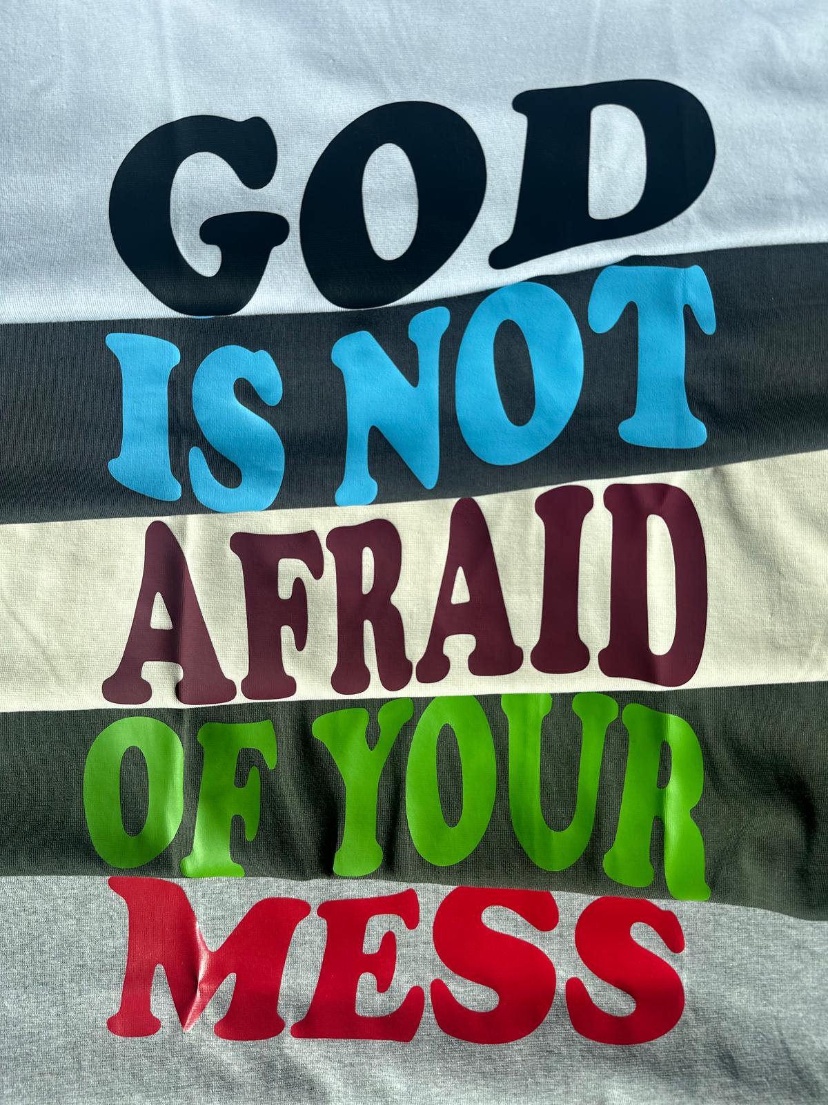 Design "GOD IS NOT AFRAID"