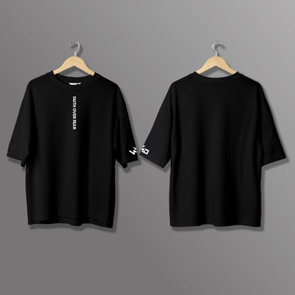 T-Shirt Oversize "Faith Over Fear"