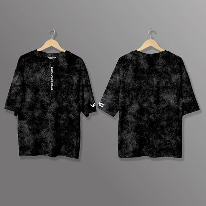 T-Shirt Oversize "Faith Over Fear"